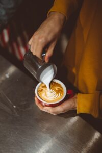 poured espresso